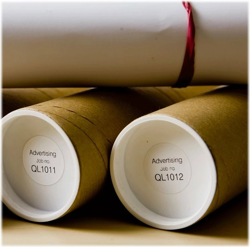 Etiketa të rrumbullakëta Brother DK-11218, 24mm, 1000 copë, bardhë