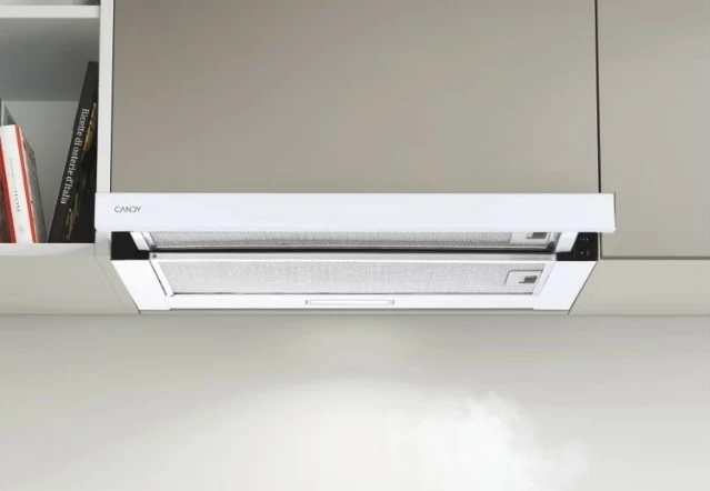 Aspirator i integrum Candy CBT625/2W/1, teleskopik, i bardhë