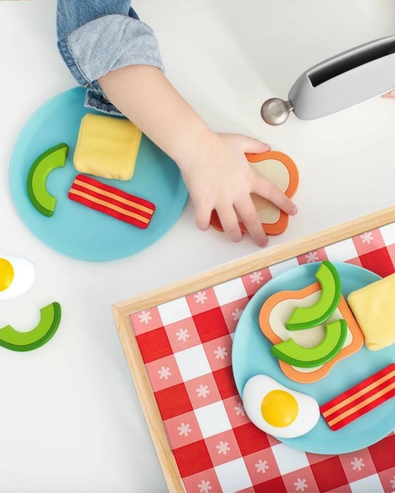 Set lodrash mëngjesi Skip Hop Let's Eat Breakfast Zoo, shumëngjyrësh