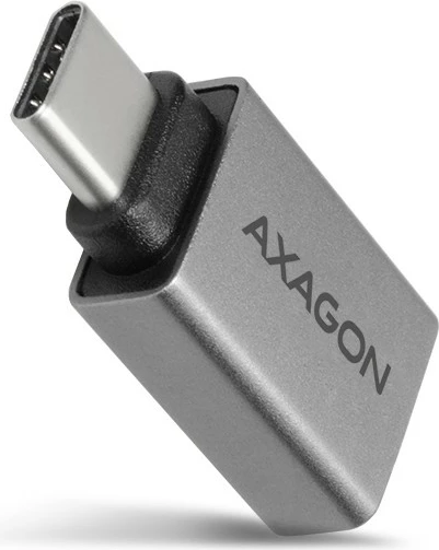 Adapter USB-C në USB-A AXAGON RUCM-AFA, alumini, Gri