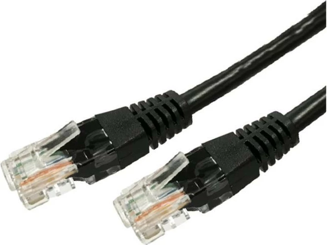 Kabllo rrjeti Patchcord Cat.6 TB, 3m, RJ45, set 10 copë, e zezë
