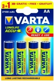 Bateri të rikarikueshme Varta AA 2100mAh, 4 copë