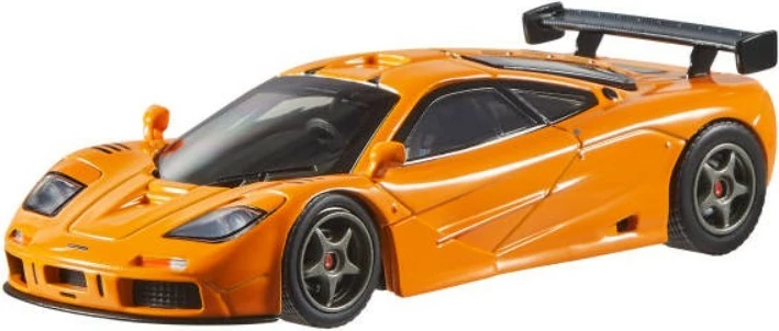 Makine model Hot Wheels McLaren F1 GTR 1:43, portokalli