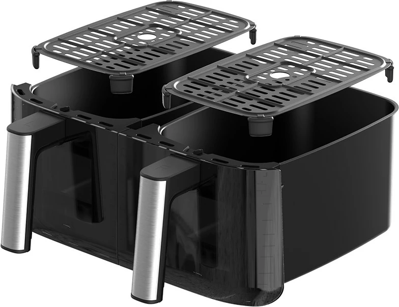 Fritezë me ajër Concept FR8000, 8L, dy kosha, e zezë/inox