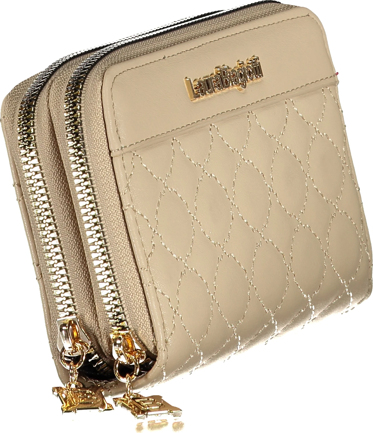 Portofol femra LAURA BIAGIOTTI Double Crafter, bezhë