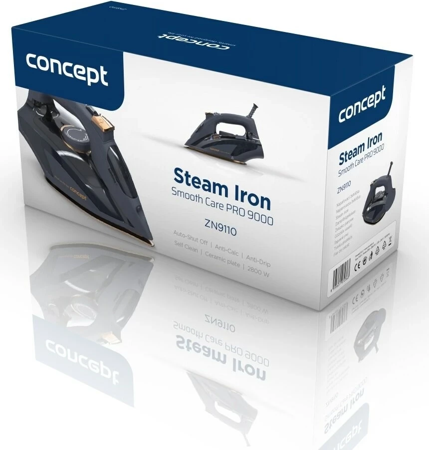 Hekur CONCEPT ZN9110, taban qeramike, 0.4 L, Blu