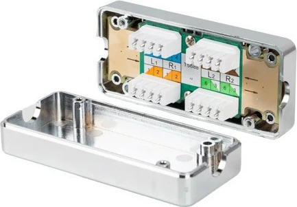 Lidhës rrjeti Lanberg PLC-6SL1-S, Cat.6, FTP, i mbrojtur, argjend