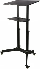 Tavolinë pune për laptop/projektor ART STO S-10B, e zezë