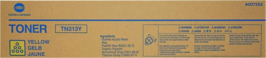 Toner Konica Minolta A0D7252, për bizhub C203/C253, Verdhë, 1 copë