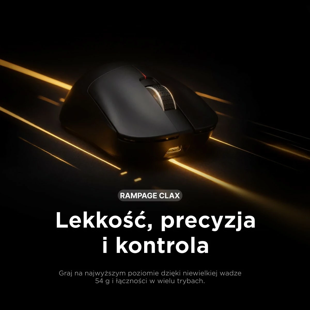 Maus Rampage Clax PAW3311, 24 000 DPI, wireless/wired, i zi