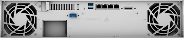 Server NAS Synology RS1221+, 8 vende për HDD, 4 GB RAM, Rack 2U, i zi