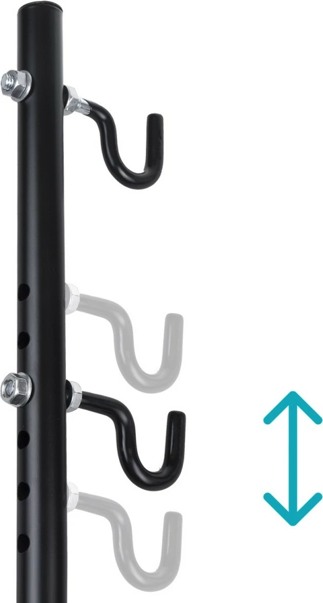 Mbajtës shërbimi për biçikletë Maclean MC-434, çelik, ngarkesë maksimale 20kg, për MTB deri 27.5", i zi