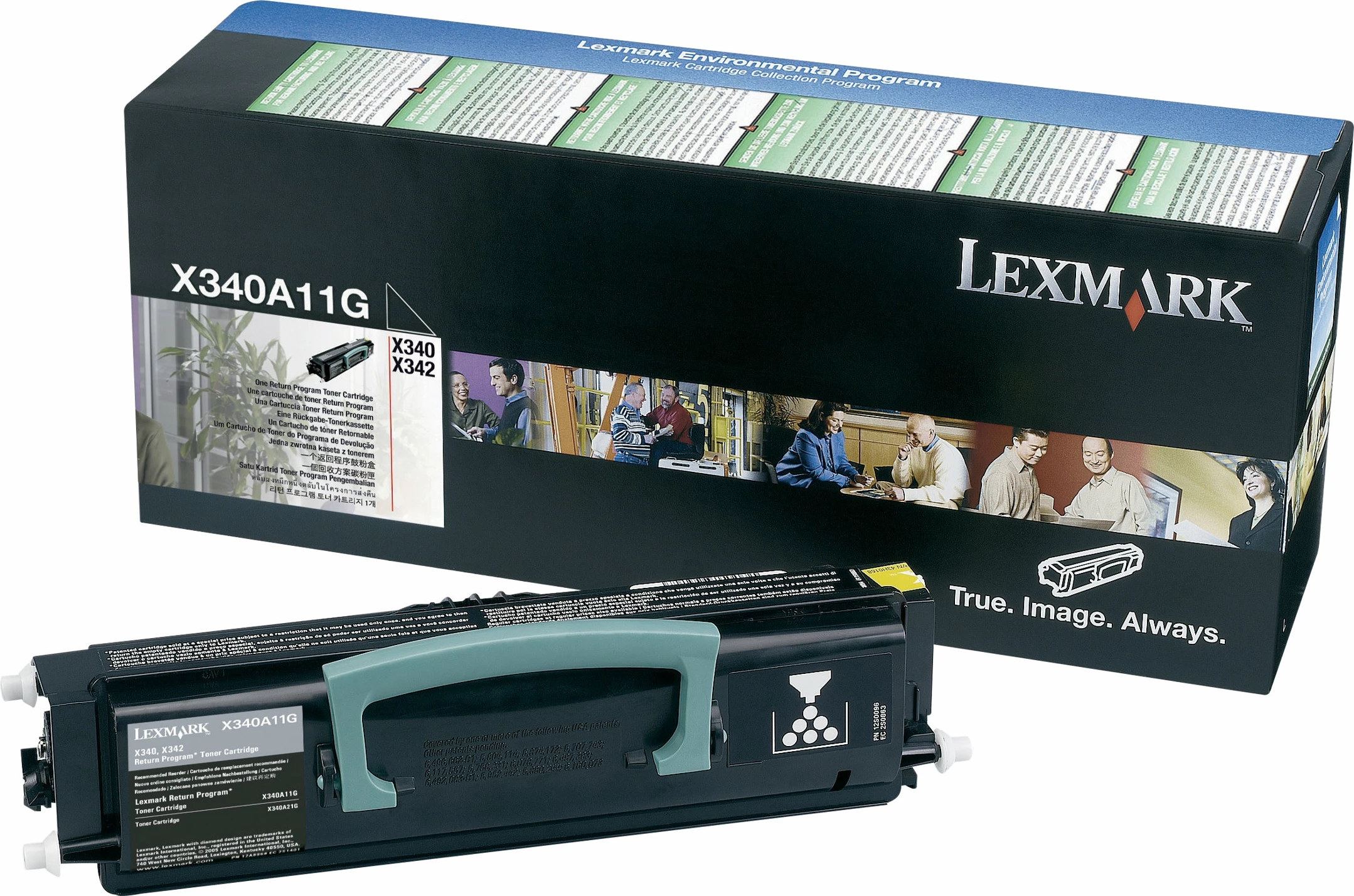 Toner Lexmark X340A11G për X340/X342, i zi, 1 copë