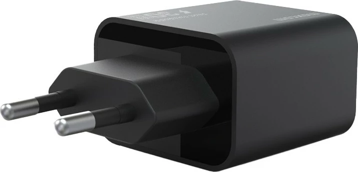 Karikues rrjeti Maxcom LAD 30W USB A+C, i zi