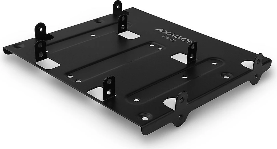 Kasë AXAGON RHD-435 për montim 4x 2.5" ose 2x 2.5" + 1x 3.5" HDD/SSD, për hapësirë 5.25", e zezë