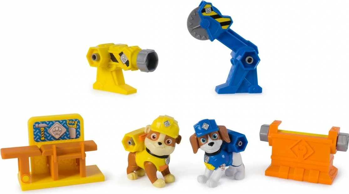 Set figurina Rubble & Crew Spin Master, Paw Patrol, plastikë
