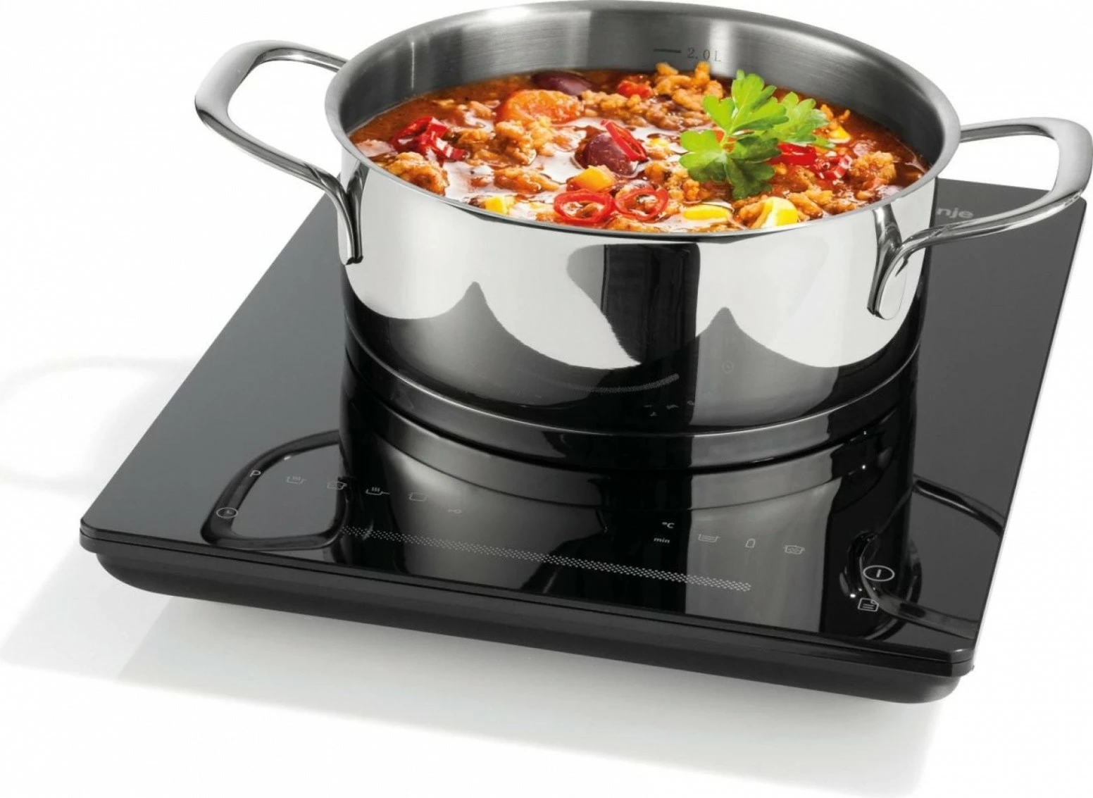 Sobë induksioni Gorenje ICY2000SP, 1 zonë, 2000W, E zezë