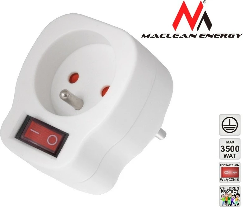 Prizë me ndërprerës Maclean MCE13, Bardhë
