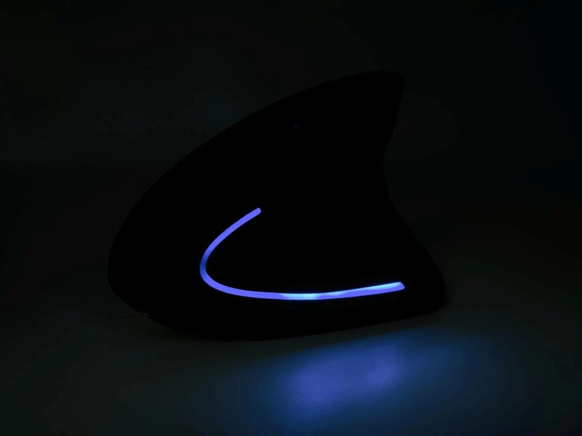 Maus vertikal Media-Tech Vertic MT1122, me ndriçim shumëngjyrësh, me kabllo, i zi