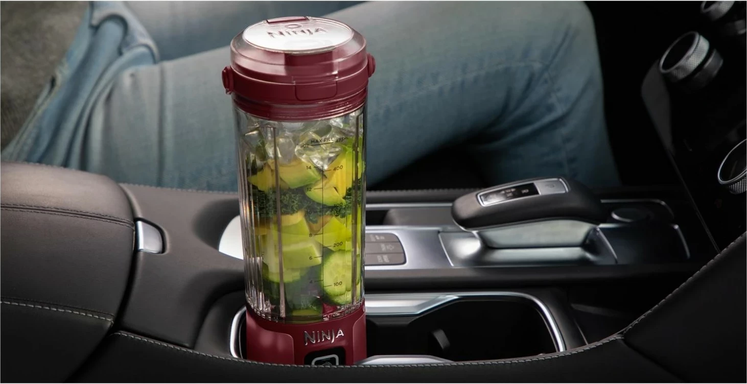 Blender portabel Ninja BC151, 0.53L, USB-C, i kuq