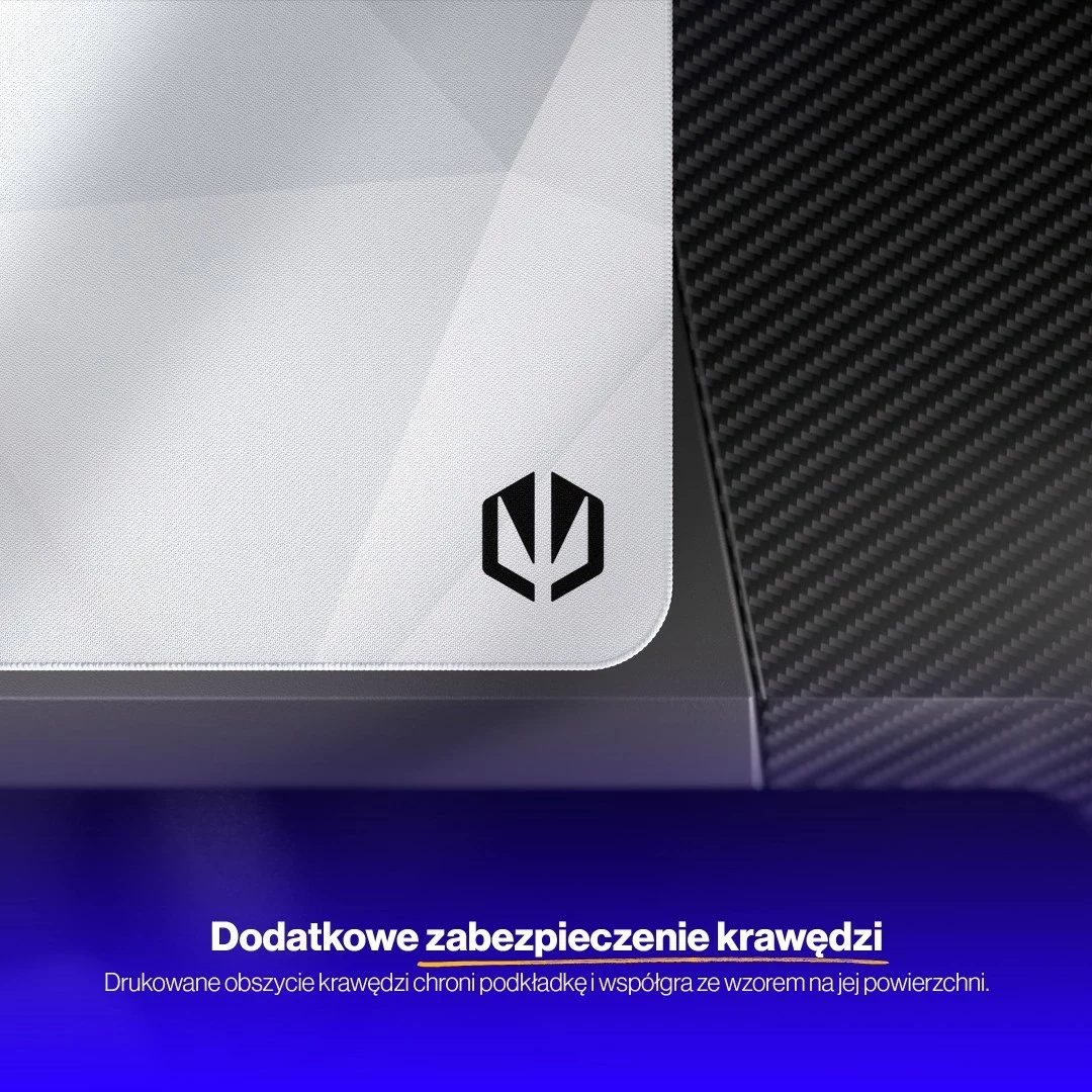 Mauspad Endorfy Crystal Onyx, L, e bardhë