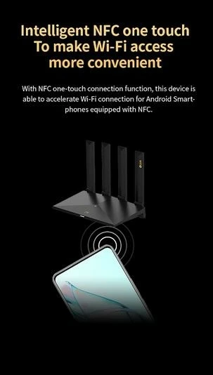 Router ZTE T3000 IDU, Wi-Fi 6, 3000 Mbps, 4 antena, i bardhë