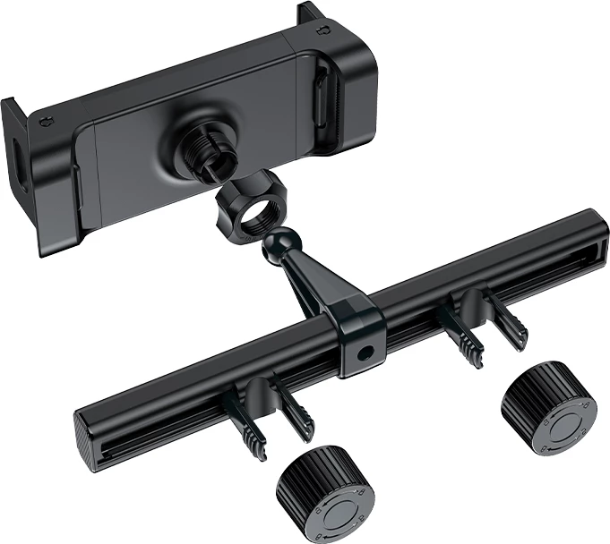 Mbajtës për mbështetëse koke makine Acefast D8, për celular dhe tablet, 135-230mm, zi