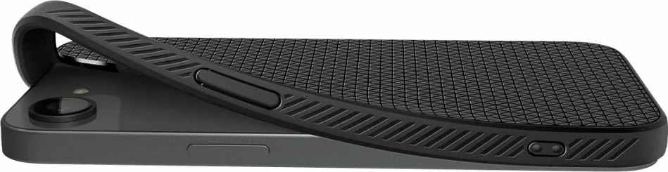 Mbështjellës Spigen Liquid Air për iPhone 16e, i zi mat