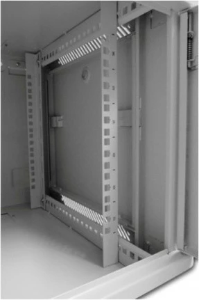 Kasë rrjeti Digitus DN-W19 06U/450/MD, 6U, 600x368x450mm, metal, gri