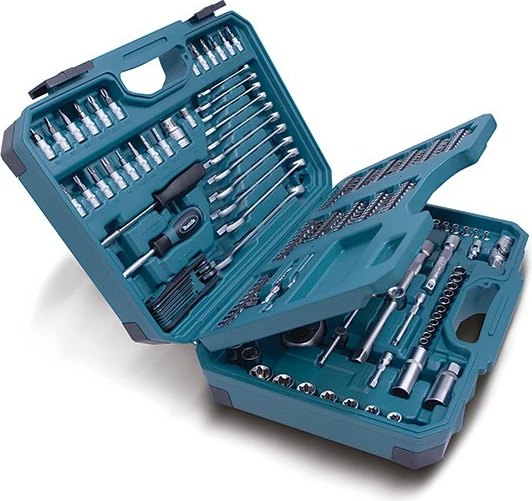 Set veglash Makita E-10883, 221 copë, me zgjatues dhe çelësa