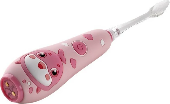 Furçë dhëmbësh elektrike Concept Baby KIDO SMILE ZK3010, sonike, për fëmijë 1-5 vjeç, Rozë, set me 4 koka