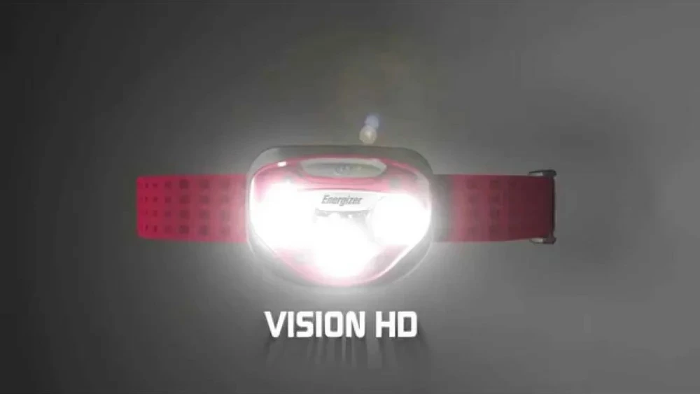 Llambë koke Energizer Vision Ultra HD, 300 lumens, 35 orë, e zezë/kuqe