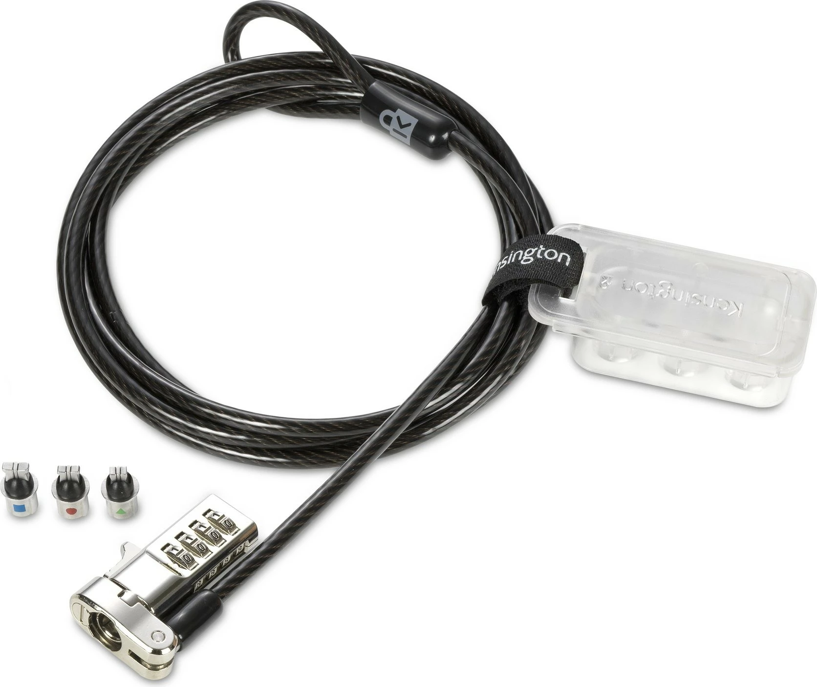 Kombinim lock Kensington Universal 3-in-1, 1.8m, karbon çelik, zi