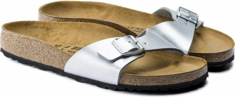 Papuqe femra Birkenstock, të bardha