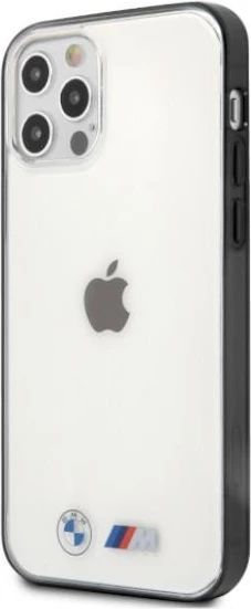 Mbështjellës BMW Sandblast për iPhone 12 Pro Max, transparent hardcase