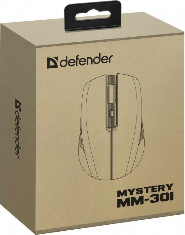 Maus pa tela Defender MM-301 Mystery, Bluetooth/USB, 1600DPI, Violet