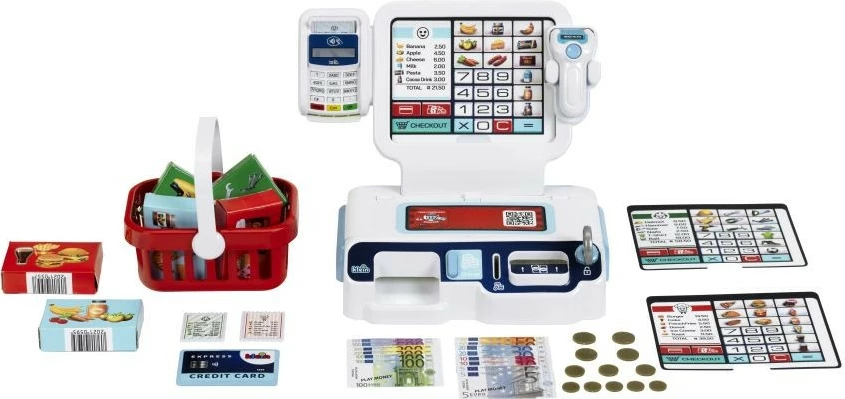 Kasë vetëshërbimi lodër Klein 7265 me aplikacion, shumëngjyrëshe, set aksesorësh