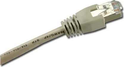 Kabllo rrjeti Sharkoon Cat6 RJ45 10m gri