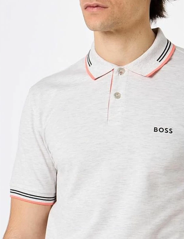 Maicë polo Boss për meshkuj, gri