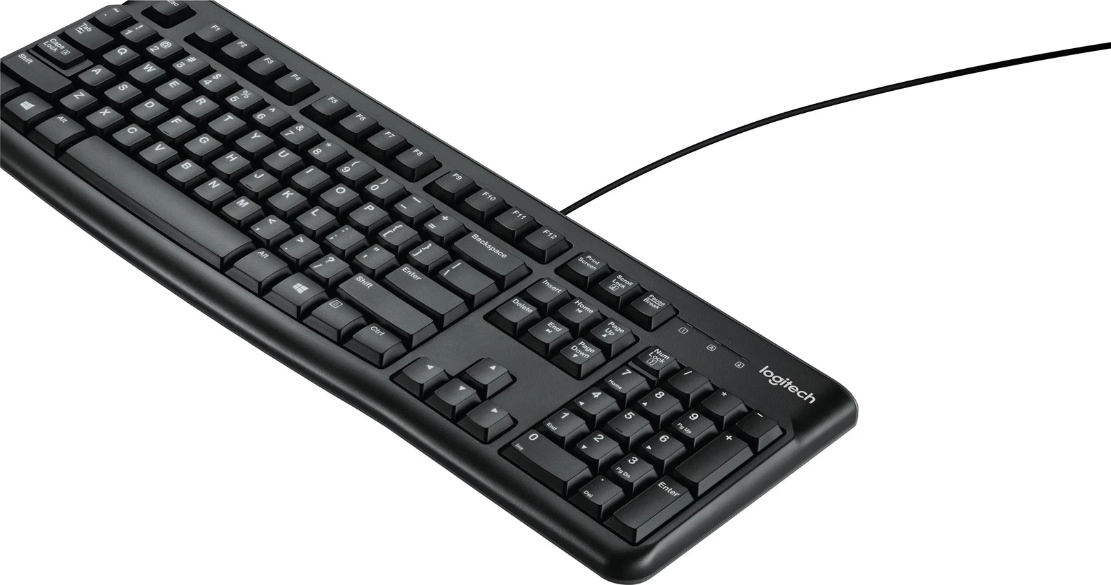 Tastierë Logitech K120, e zezë