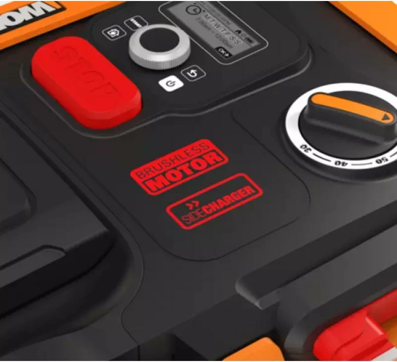 kositës robotik, Worx Landroid M500 Plus WR165E, deri 500 m², e zezë/portokalli