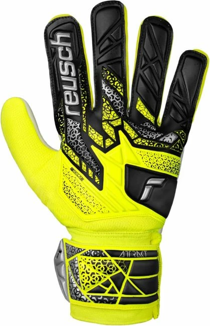 Dorëza portieri Reusch për meshkuj, të zeza dhe të verdha