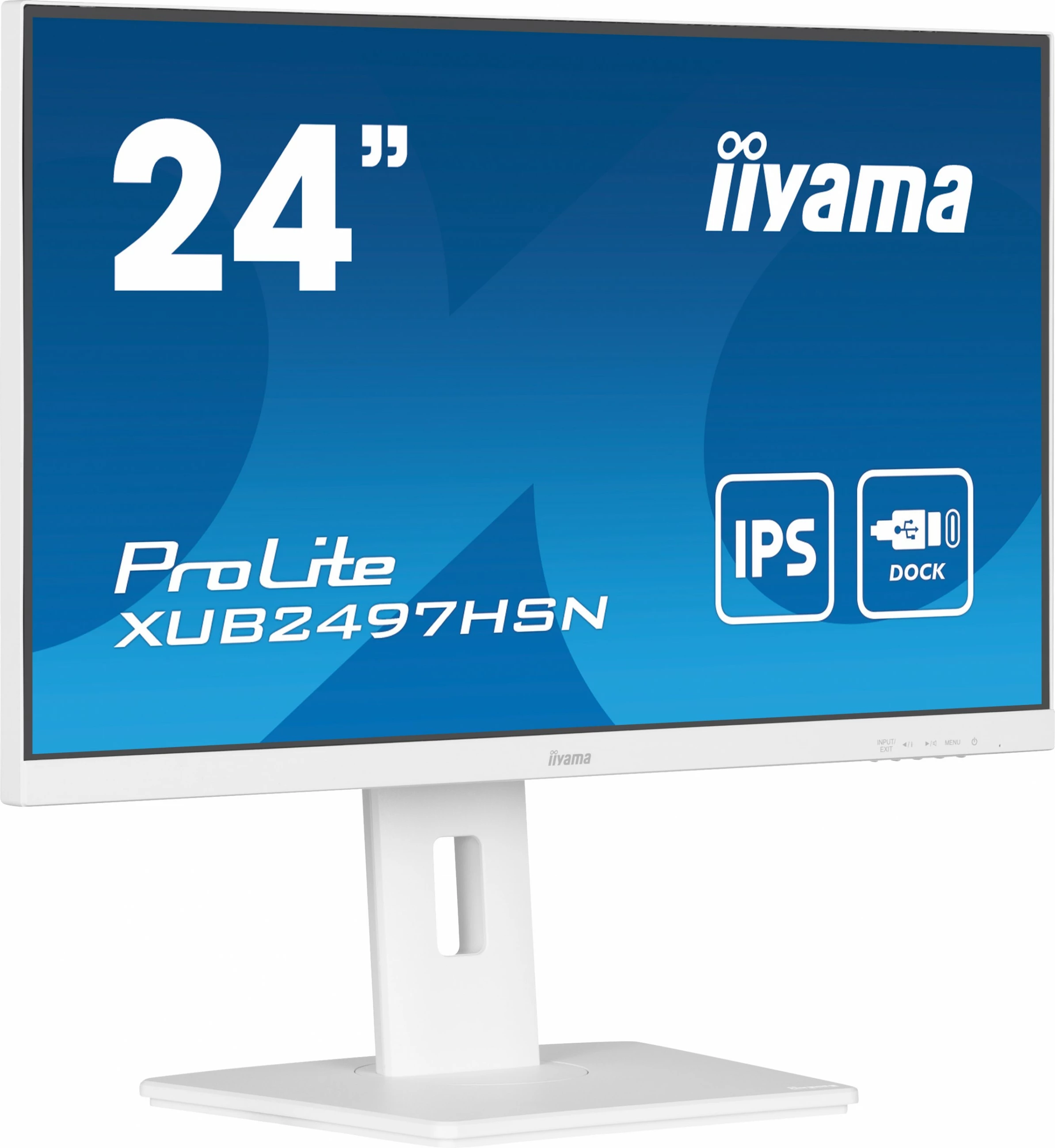 Monitor iiyama ProLite XUB2497HSN-W1, 23.8", Full HD, LED, Bardhë