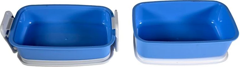 Kuti ushqimi me dy nivele ARK 15x9x9cm, Blu