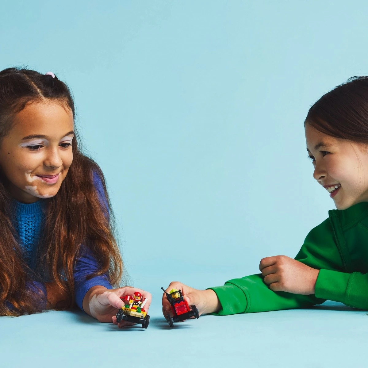 Set lodrash LEGO City Race Car, 60458, 70 pjesë, Pizza vs Fire Truck