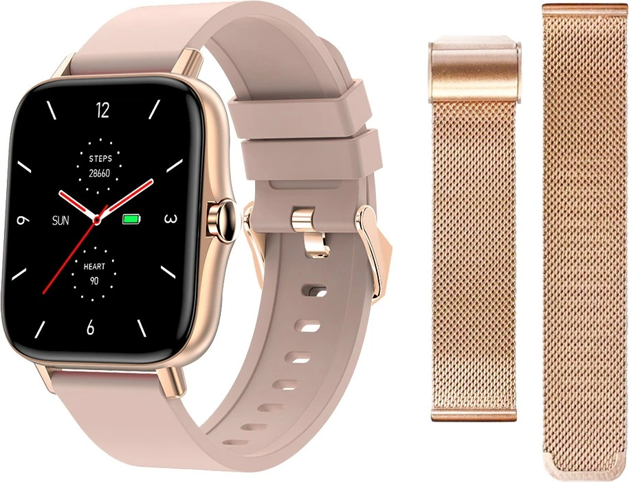 Smartwatch Maxcom Fit FW55 Aurum Pro, 1.7", Bluetooth, Gold