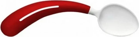 Lugë e lakuar SUNDO 22677 për persona me reumatizëm, për të majtë, e bardhë