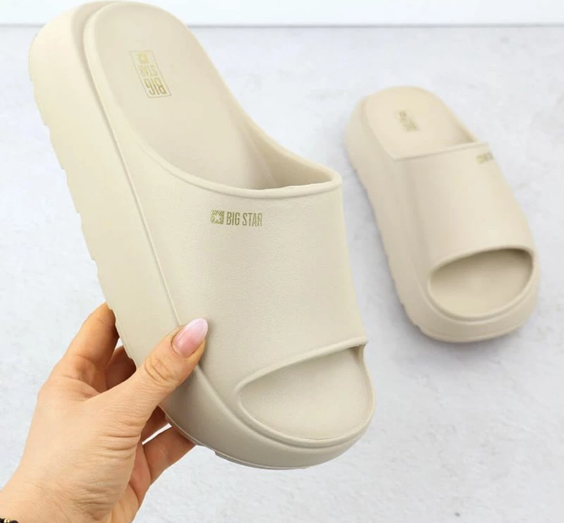 Papuqe femra Big Star, bezhë