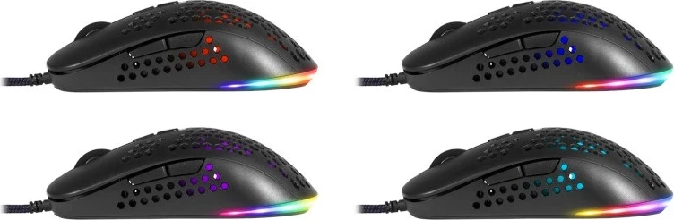 Maus Gaming Defender GM-620L, 12800 DPI, 7P RGB