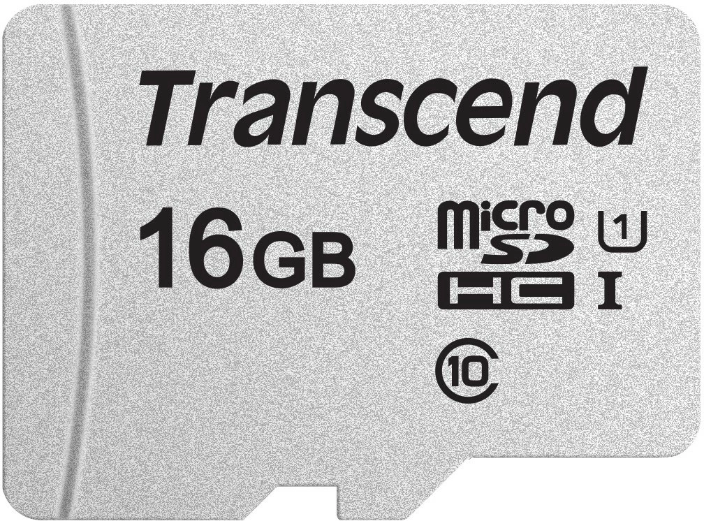 Kartelë memorie Transcend microSDHC 300S 16GB, Class 10, UHS-I, argjend